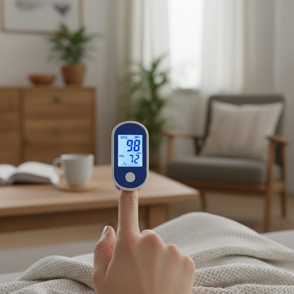 Véroxigénszint mérése otthon: mikor indokolt a pulzoximéter használata?